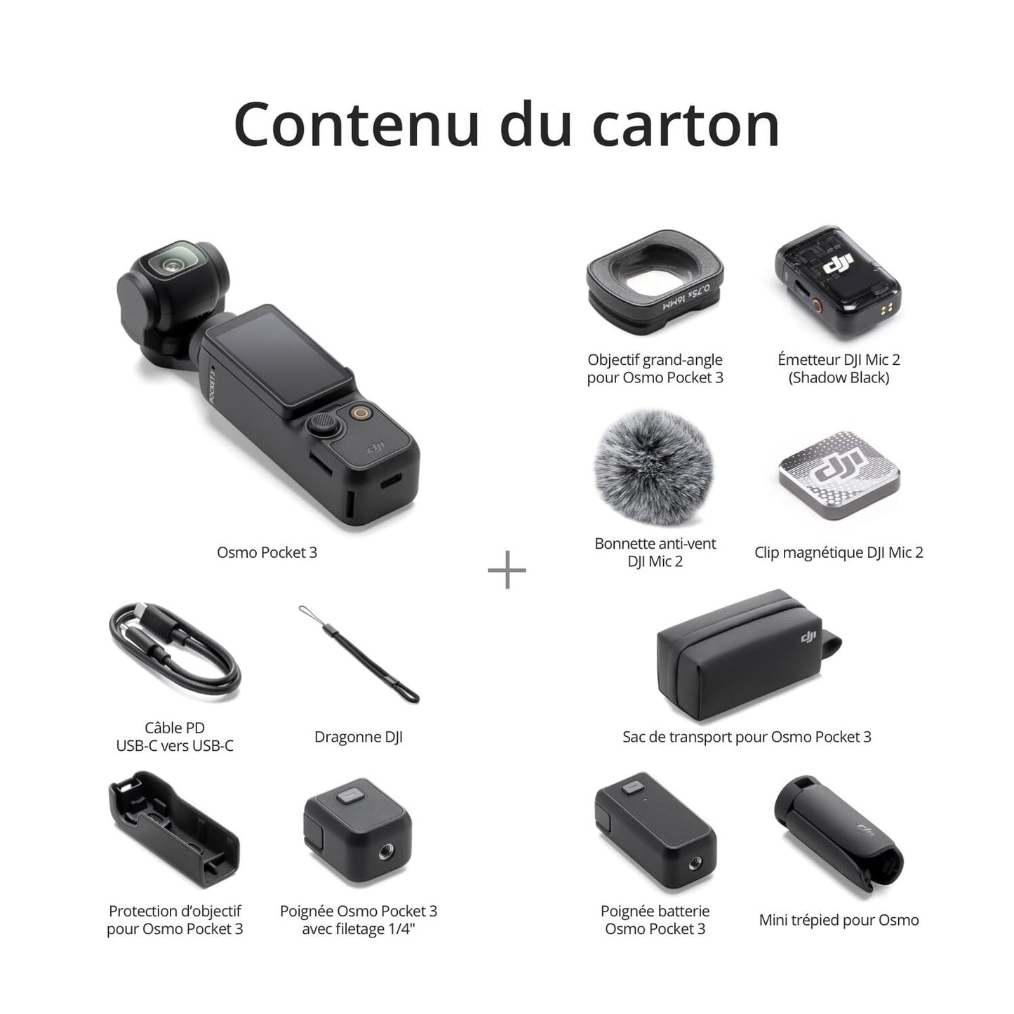 DJI Osmo Pocket 3 (Pack Créateur)