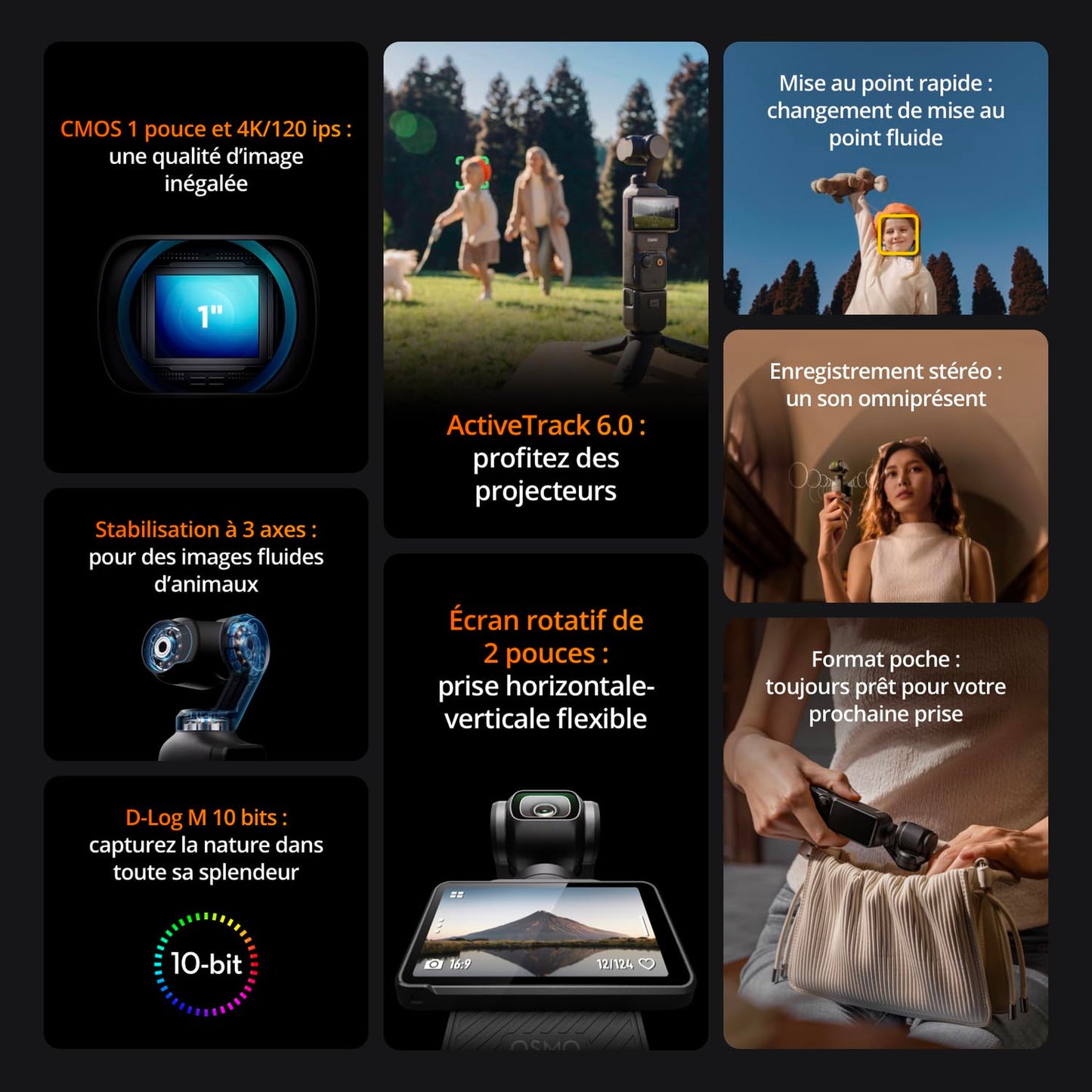 DJI Osmo Pocket 3 (Pack Créateur)